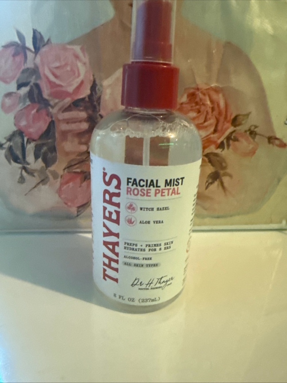 Rose Petal Facial Mist – Hydrating Rose Petal Spray Thayer Balances PH Levels